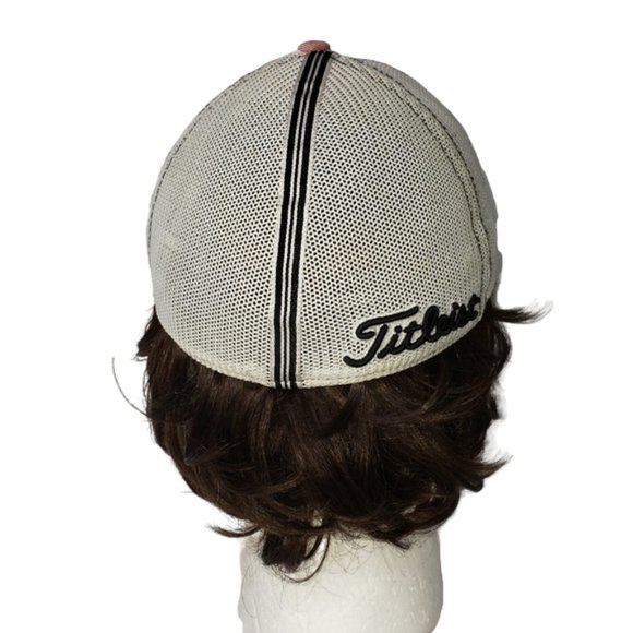 TITLEIST A FLEX MESH GOLF CAP HAT SOFT RED / WHITE SIZE S/M - Picture 4 of 10